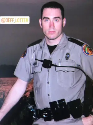 Jeff Lotter as a Florida State Trooper